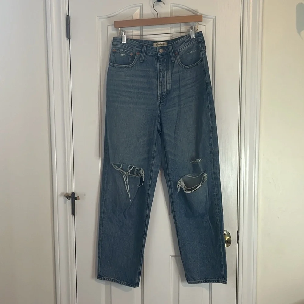 Madewell | The‎ Dadjean in Dustin Wash: Destroyed Edition Distressed Size 27/4